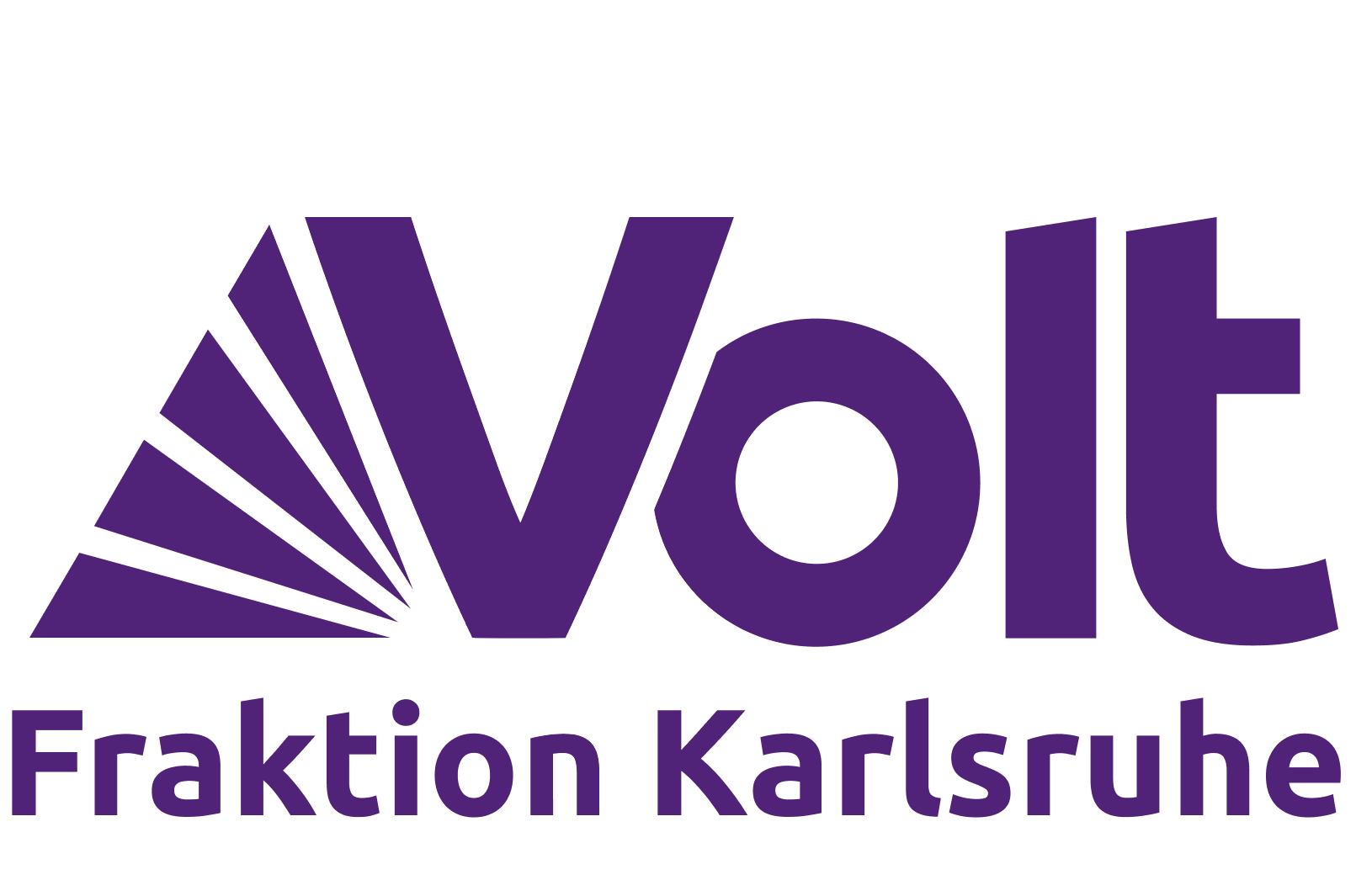 Logo der Volt Fraktion Karlsruhe